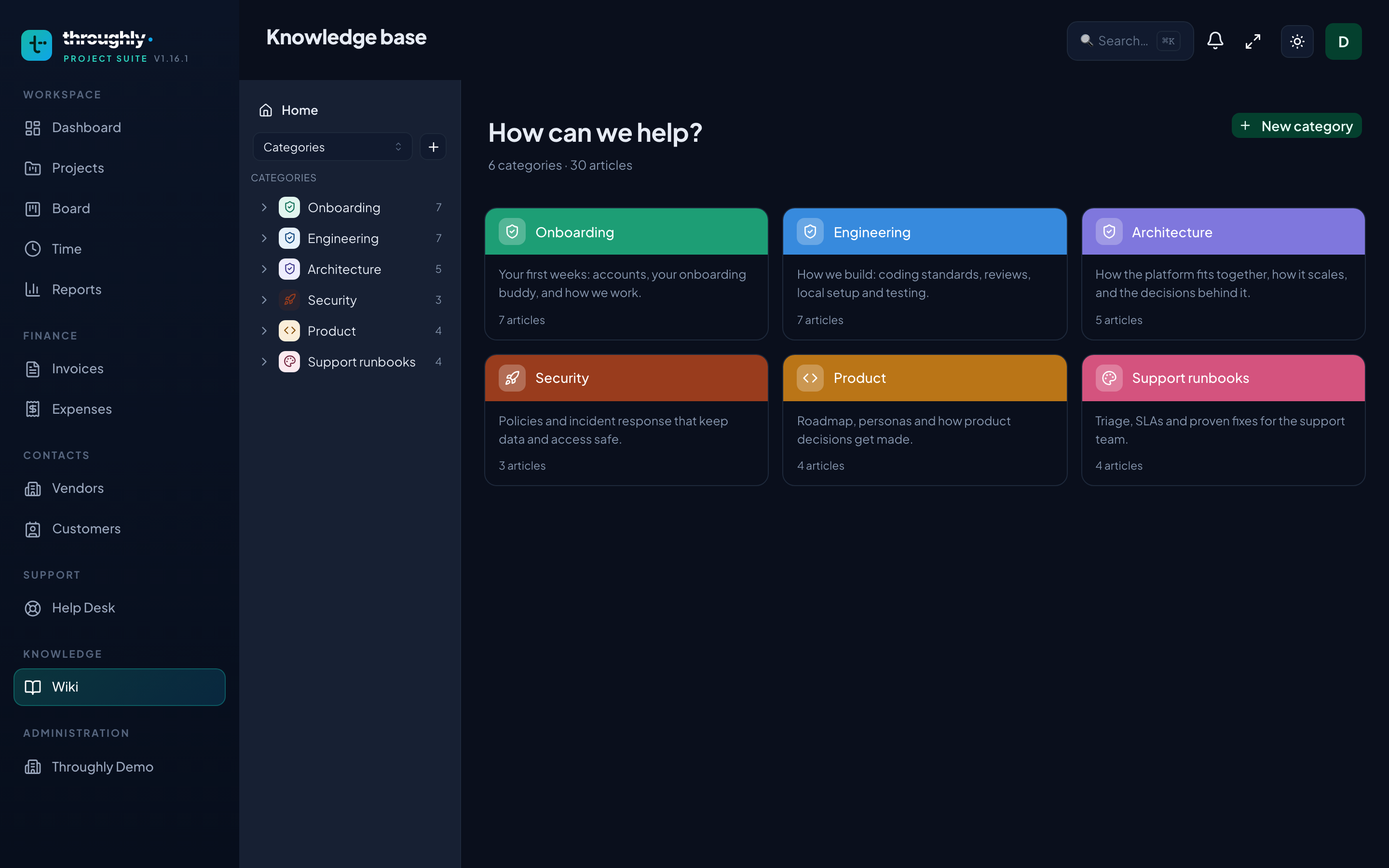 Throughly knowledge base